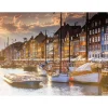 Puzzle 500 pièces - Coucher de soleil à Copenhague - Ravensburger
