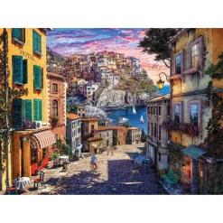 Puzzle 3000 pièces : Coucher de soleil sur la côte italienne - Anatolian