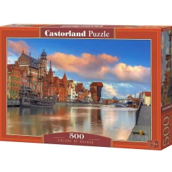 Puzzle 500 pièces : Couleurs de Gdansk - Castorland
