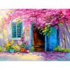 Puzzle 1000 Pièces : Cour fleurie - EnjoyPuzzle
