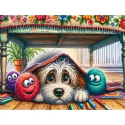 Puzzle 1000 pièces : COURAGE SOUS COUVERTURE - JaCaRou