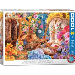 Puzzle 1000 pièces : Cowgirl Boots de Lars Stewart - Eurographics