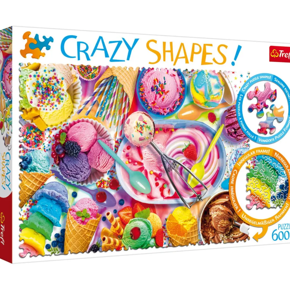 Puzzle 600 pièces : Crazy Shapes : Doux rêve - Trefl