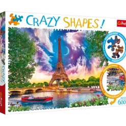 Puzzle 600 pièces : Crazy Shapes : Ciel au-dessus de Paris - Trefl