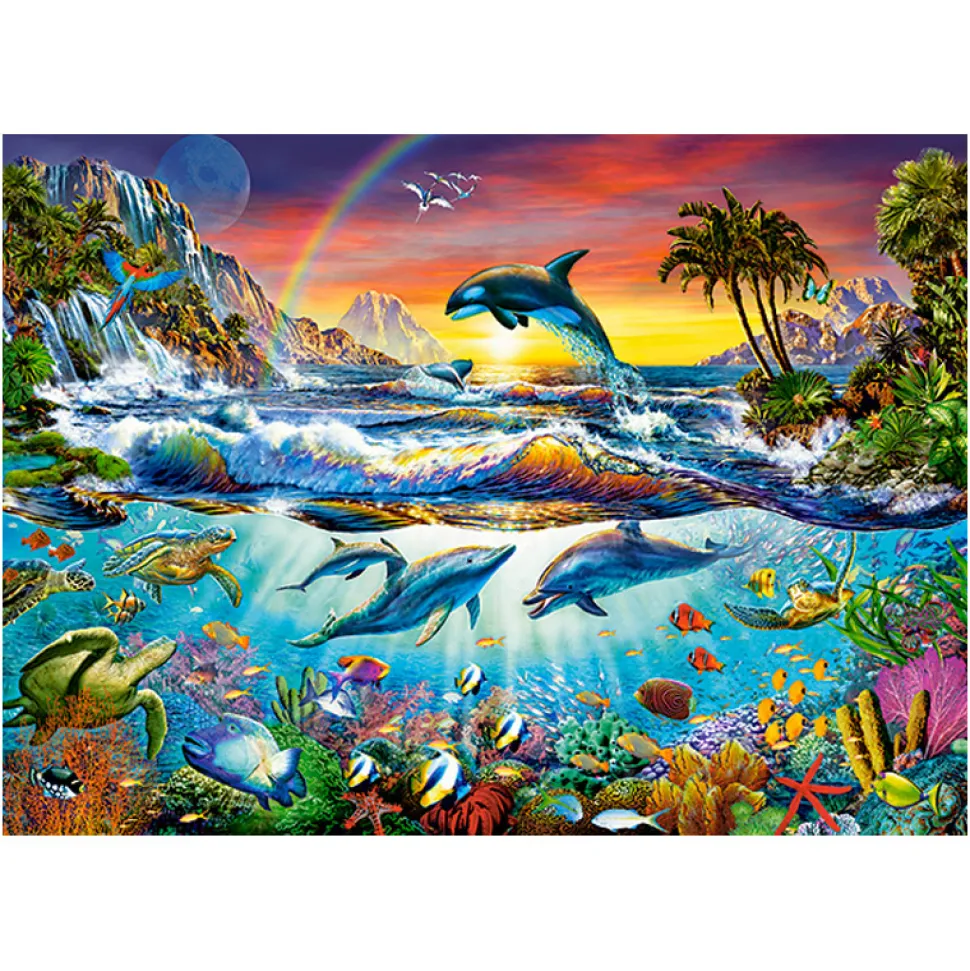 Puzzle 300 pièces : Crique paradisiaque - Castorland