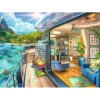 Puzzle 1000 pièces : Croisière dans les tropiques - Ravensburger