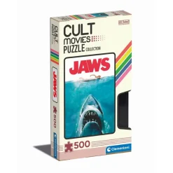 Puzzle 500 pièces : Cult Movies : Les Dents De La Mer - Clementoni