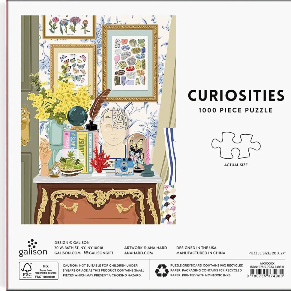 Puzzle 1000 pièces : Curiosités - Galison