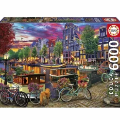 Puzzle 6000 pièces : CYCLISME À AMSTERDAM - Educa