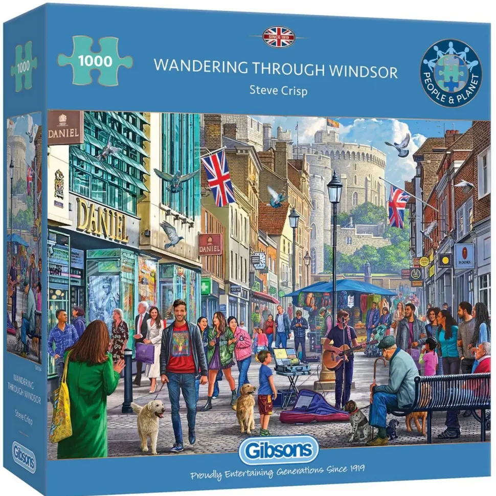 Puzzle 1000 pièces : Déambulation dans Windsor - Gibsons