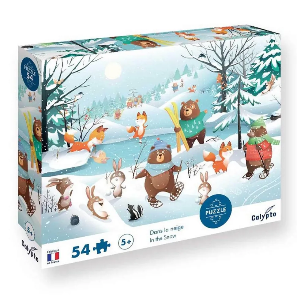 Puzzle 54 pièces - Dans la Neige - Sentosphère
