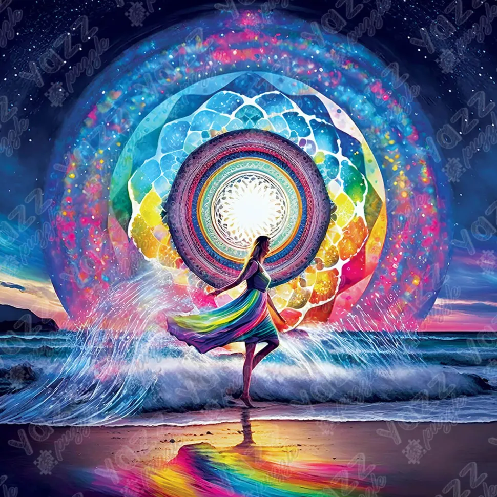 Puzzle 1023 pièces : Danse des mandalas - Yazz puzzle