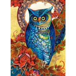 Puzzle 1500 pièces : David Galchutt : Hibou - Castorland