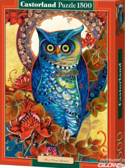Puzzle 1500 pièces : David Galchutt : Hibou - Castorland