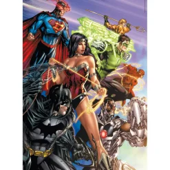 Puzzle 1000 pièces : DC Comics - Justice League - Clementoni