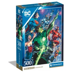 Puzzle 500 pièces : DC Comics - Justice League - Clementoni