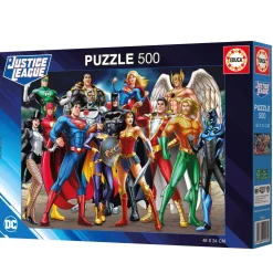 Puzzle 500 pièces : DC Comics Justice League - Educa