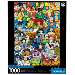 Puzzle 1000 pièces : Dc Comics Retro Cast - Aquarius