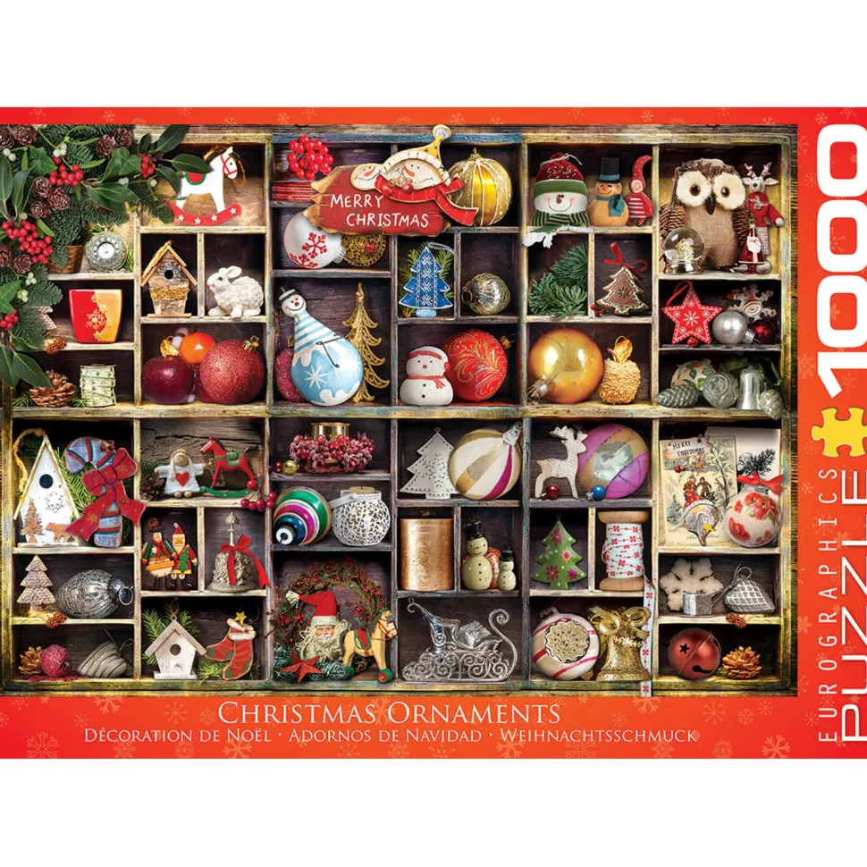 Puzzle 1000 pièces : Décorations de Noël - Eurographics