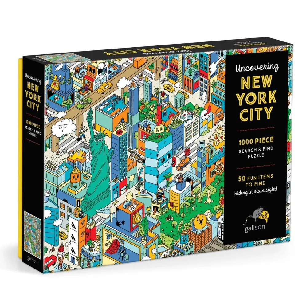 Puzzle 1000 pièces : Découverte de la ville de New York - Galison