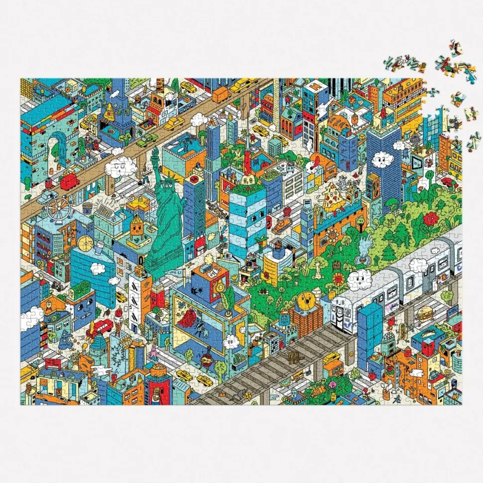 Puzzle 1000 pièces : Découverte de la ville de New York - Galison