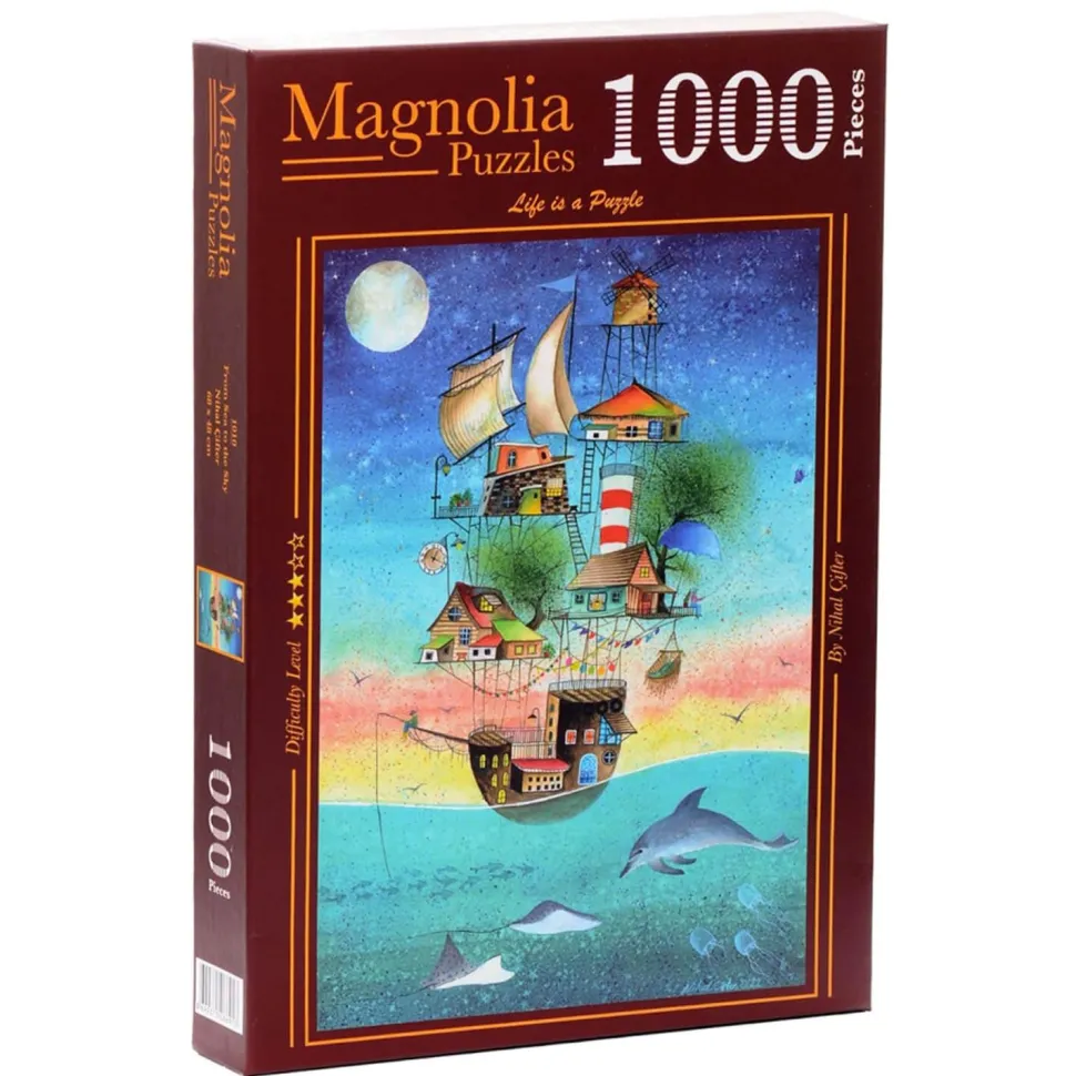 Puzzle 1000 pièces : De la Mer au Ciel - Nihal Çifter - Edition Spéciale - Magnolia
