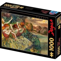 Puzzle 1000 pièces : Degas - 4 Danseurs - DToys