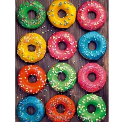 Puzzle 500 pièces : Des Beignets Colorés - Educa