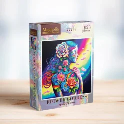 Puzzle 1023 pièces : Déesse des Fleurs - Édition Spéciale Elif Hurdogan - Magnolia