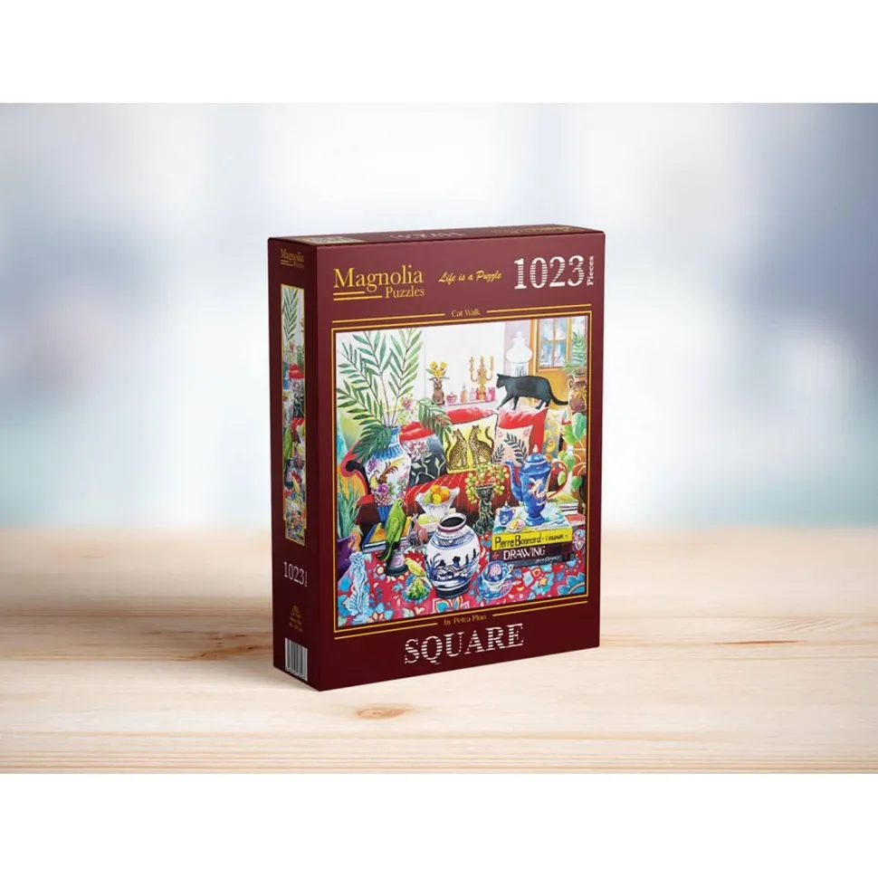 Puzzle 1023 Pièces : Défilé de Chats - Magnolia