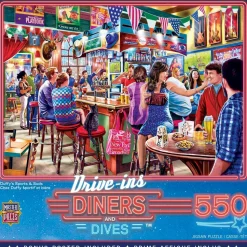 Puzzle 550 pièces : Diners et plongées - Duffy's Sports & Suds - Master Pieces