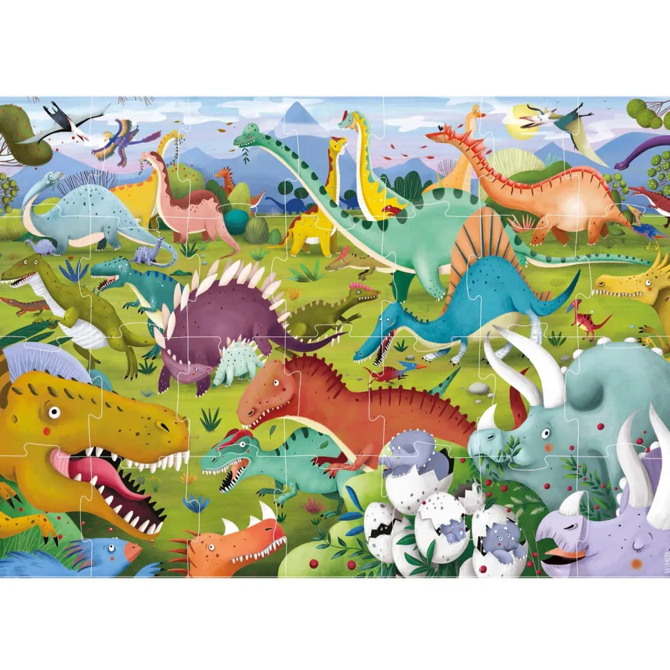 Puzzle 28 pièces : Dinosaures - Educa
