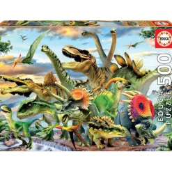 Puzzle 500 pièces : Dinosaures - Educa