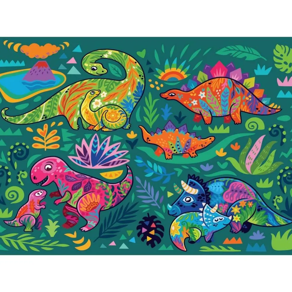 Puzzle 1000 pièces : Dinosaures - Yazz puzzle