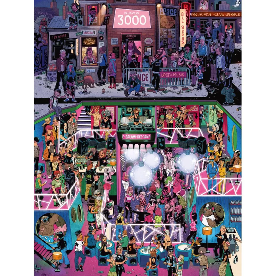 Puzzle 1000 pièces : disco triangulaire 3000 - Heye