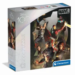 Puzzle 1000 pièces : Disney 100 ans : The Avengers - Clementoni