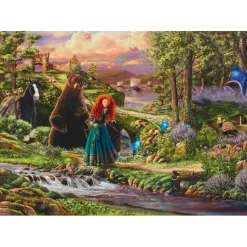 Puzzle 1000 pièces : Disney - Brave Merida - Thomas Kinkade - Schmidt
