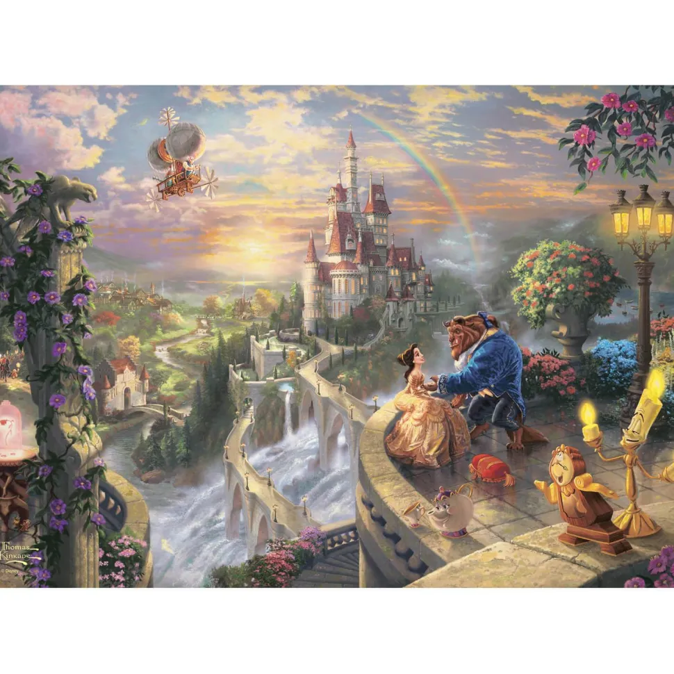 Puzzle 500 pièces : Disney : La Belle et la bête - Schmidt