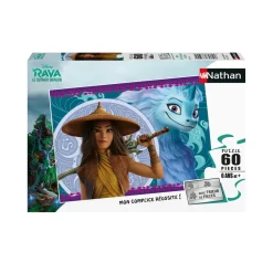 Puzzle 60 pièces : Disney : Raya et le dernier dragon - Nathan