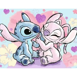 Puzzle 500 pièces : Disney : Stitch & Angel - Nathan