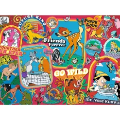 Puzzle 500 pièces : Disney au fil des ans - Trefl