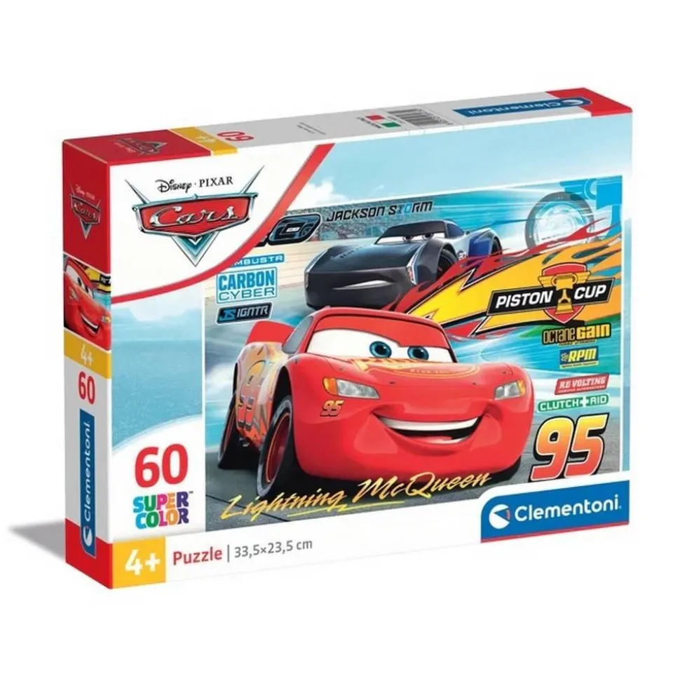 Puzzle 60 pièces : Disney Cars - Clementoni