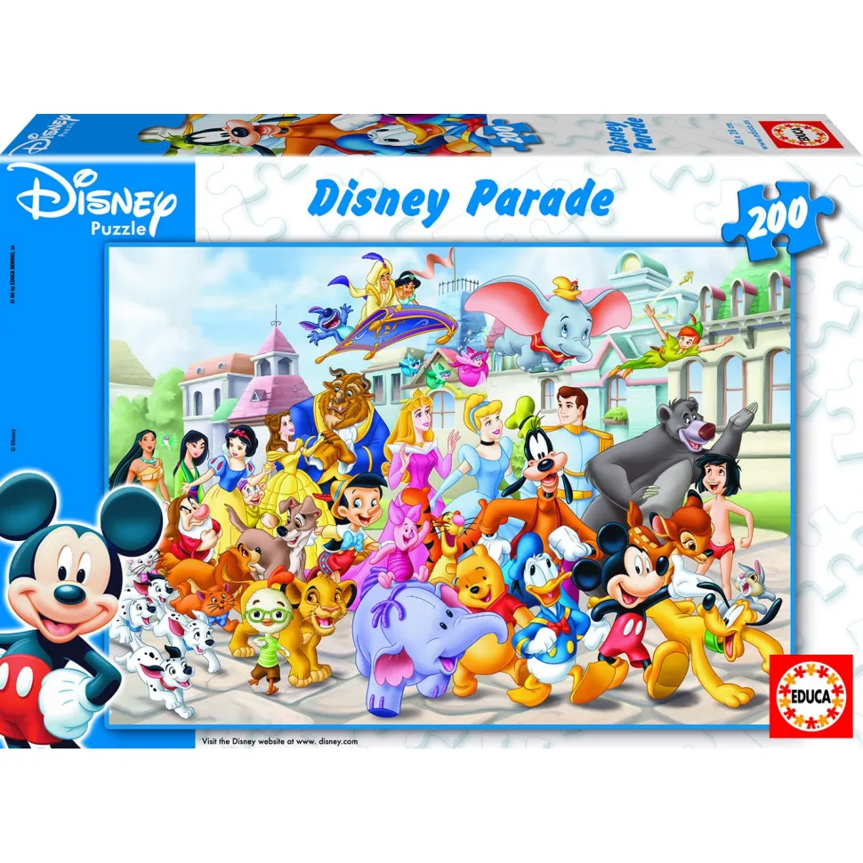 Puzzle 200 pièces - Disney Parade : Le défilé - Educa