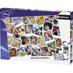 Puzzle 100 pièces : Disney portraits - Nathan