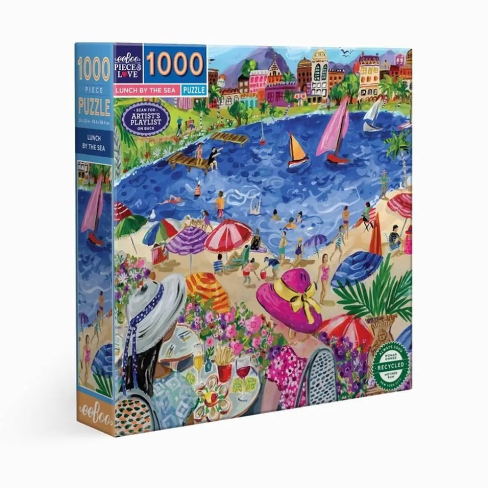 Puzzle 1000 pièces : Déjeuner au bord de la mer - Eeboo