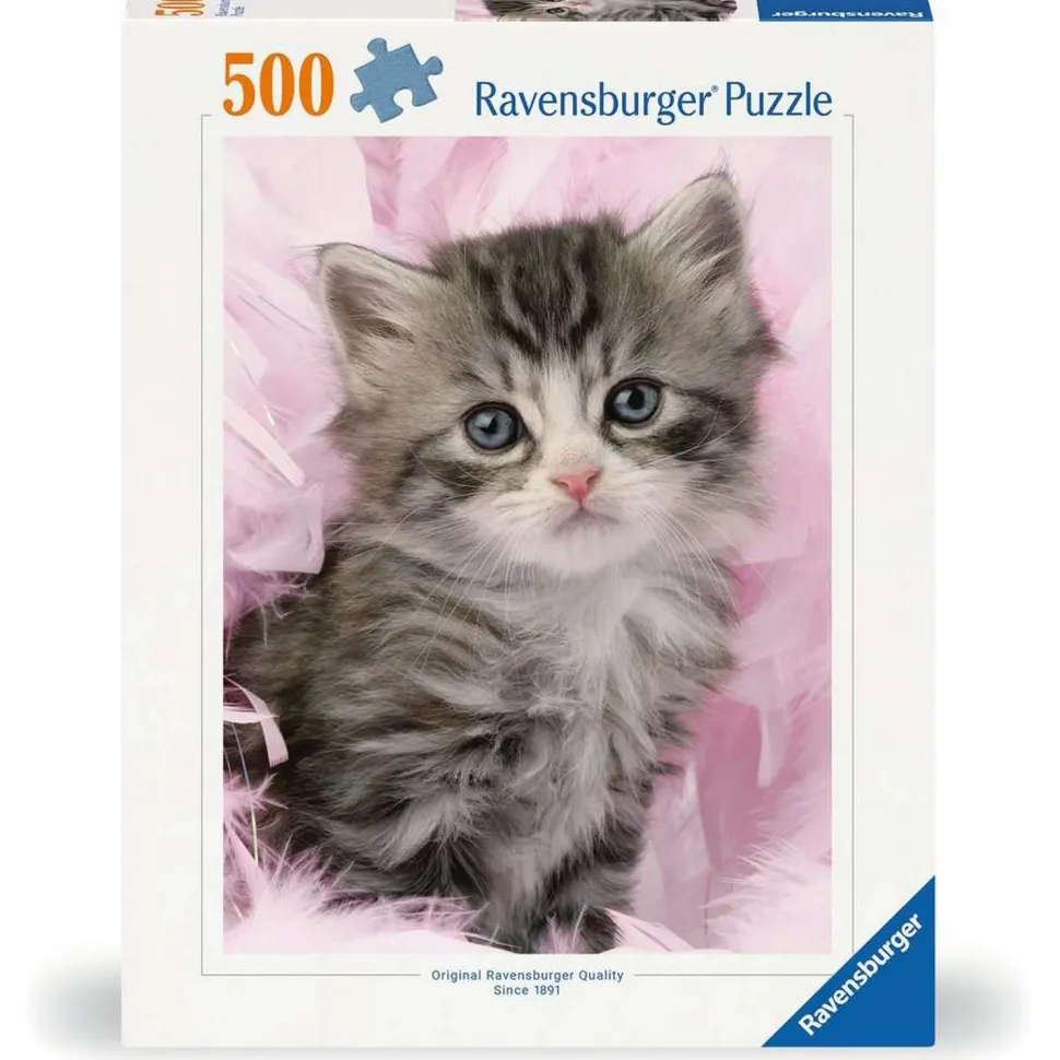 Puzzle 500 pièces - Douceur de chaton - Ravensburger