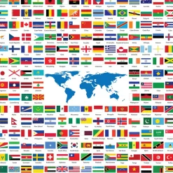 Puzzle 1023 pièces : Drapeaux - Yazz puzzle