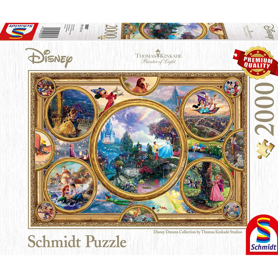Puzzle 2000 pièces : Dreams Collection, Disney - Schmidt