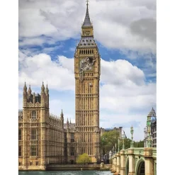 Puzzle 1500 pièces : Drôle de chat sur Big Ben - Ravensburger