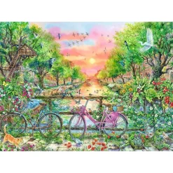 Puzzle 1000 pièces - Edition 50 ans : Vélos à Amsterdam - Ravensburger